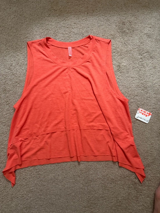 FP Movement by Free People Tops - FP Movement by Free People Coral Sleeveless Draped Tank